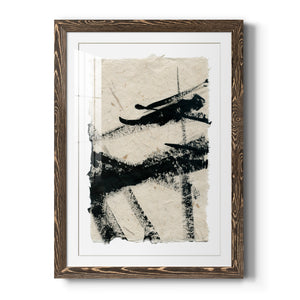 Lines Crossed II - Premium Framed Print - Distressed Barnwood Frame - Ready to Hang