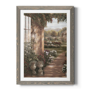 Evening in the Conservatory - Barnwood Framed Art Print