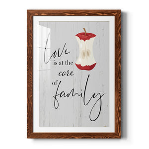 Core of Family - Premium Framed Print - Distressed Barnwood Frame - Ready to Hang