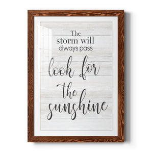Look for the Sunshine - Premium Framed Print - Distressed Barnwood Frame - Ready to Hang