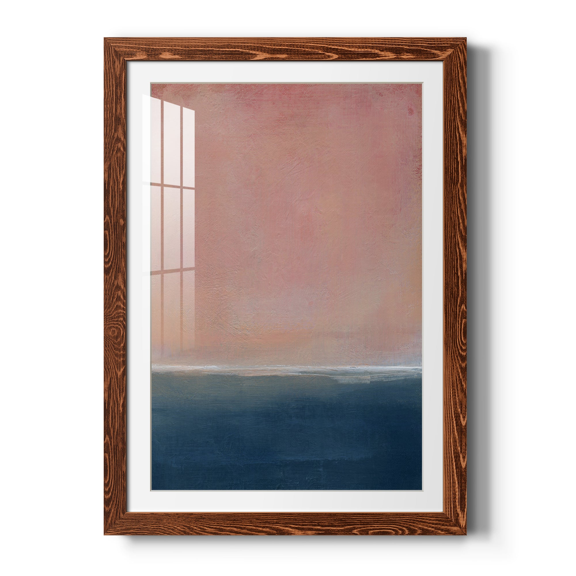 Sunset - Premium Framed Print - Distressed Barnwood Frame - Ready to Hang