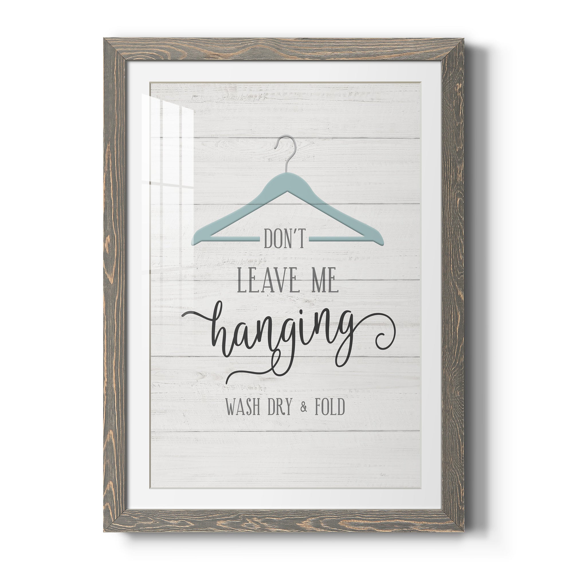 Don't Leave - Premium Framed Print - Distressed Barnwood Frame - Ready to Hang