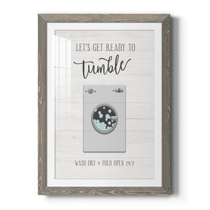 Tumble - Premium Framed Print - Distressed Barnwood Frame - Ready to Hang