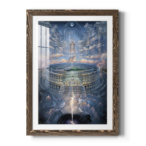 Solace II - Barnwood Framed Art Print