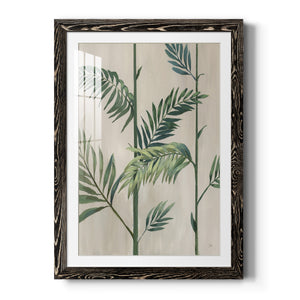 Modern Fronds II - Barnwood Framed Art Print