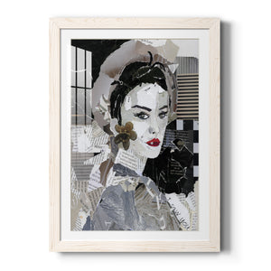 Runway Pause - Barnwood Framed Art Print