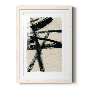 Lines Crossed III - Premium Framed Print - Distressed Barnwood Frame - Ready to Hang