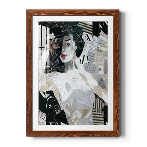 Runway Star - Barnwood Framed Art Print