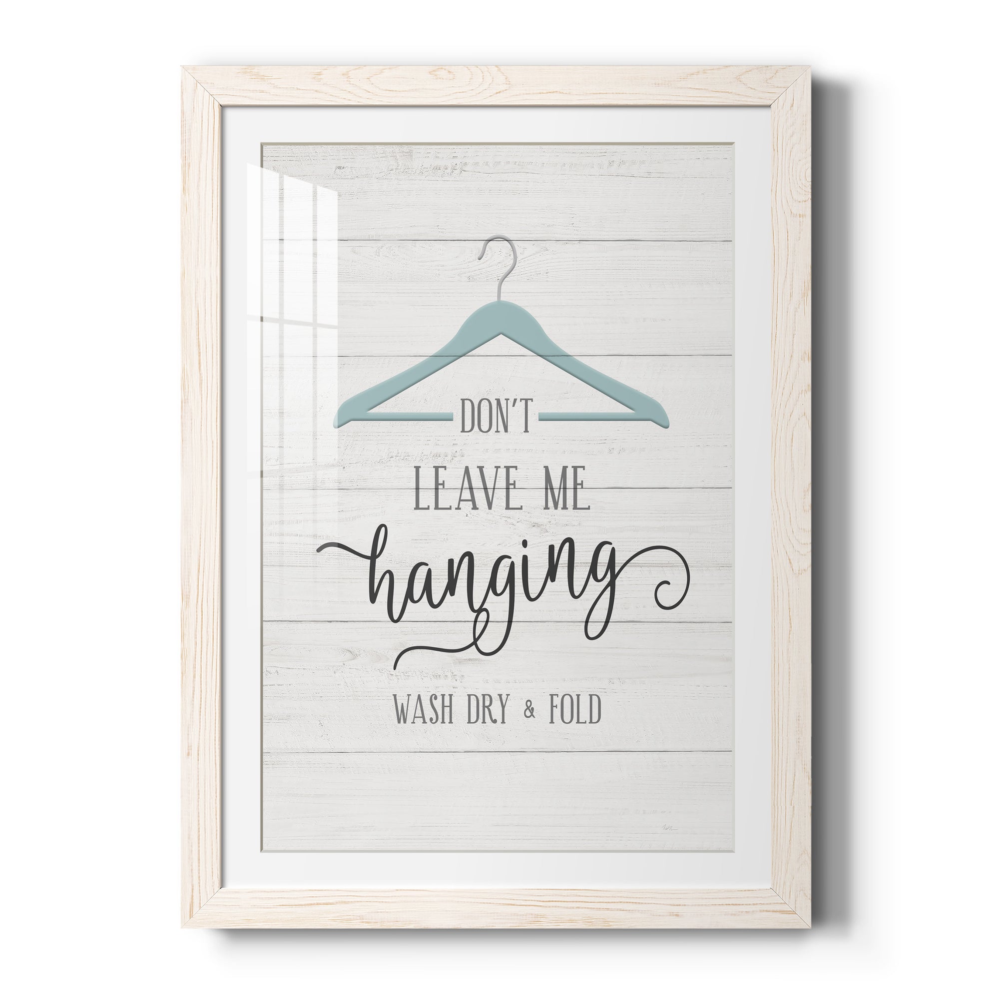 Don't Leave - Premium Framed Print - Distressed Barnwood Frame - Ready to Hang