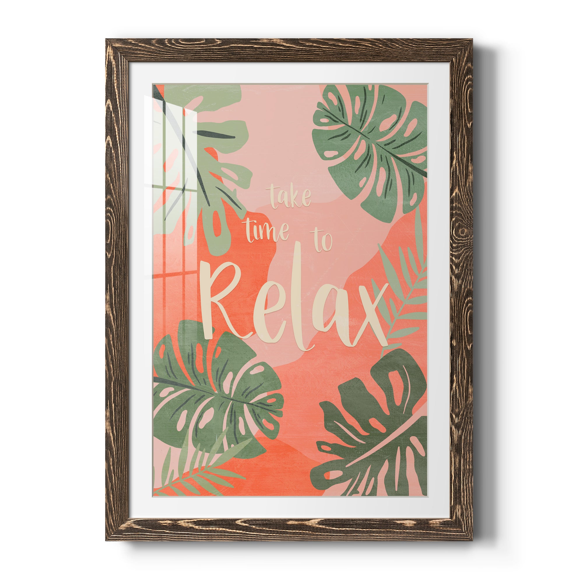 Take Time - Premium Framed Print - Distressed Barnwood Frame - Ready to Hang
