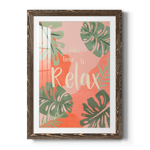 Take Time - Premium Framed Print - Distressed Barnwood Frame - Ready to Hang