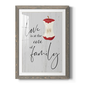Core of Family - Premium Framed Print - Distressed Barnwood Frame - Ready to Hang