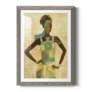 Tribal Vision I - Barnwood Framed Art Print
