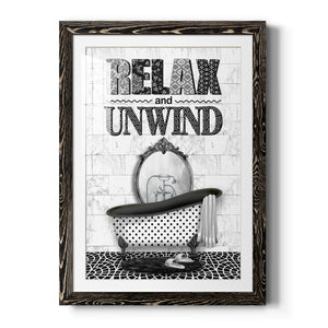Relax and Unwind - Barnwood Framed Art Print