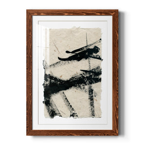 Lines Crossed II - Premium Framed Print - Distressed Barnwood Frame - Ready to Hang