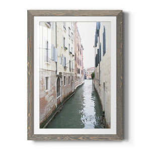Venice Canal II - Premium Framed Print - Distressed Barnwood Frame - Ready to Hang