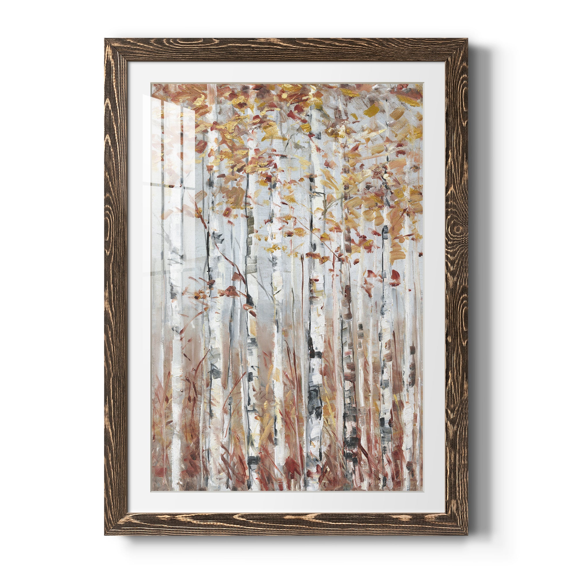 Copper Forest - Premium Framed Print - Distressed Barnwood Frame - Ready to Hang