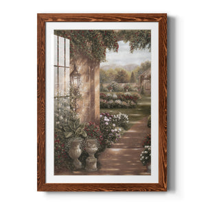 Evening in the Conservatory - Barnwood Framed Art Print