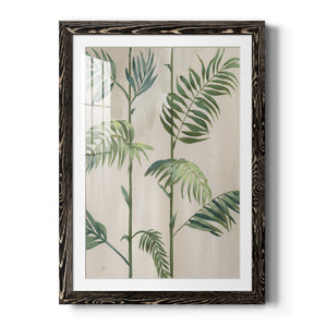 Modern Fronds I - Barnwood Framed Art Print