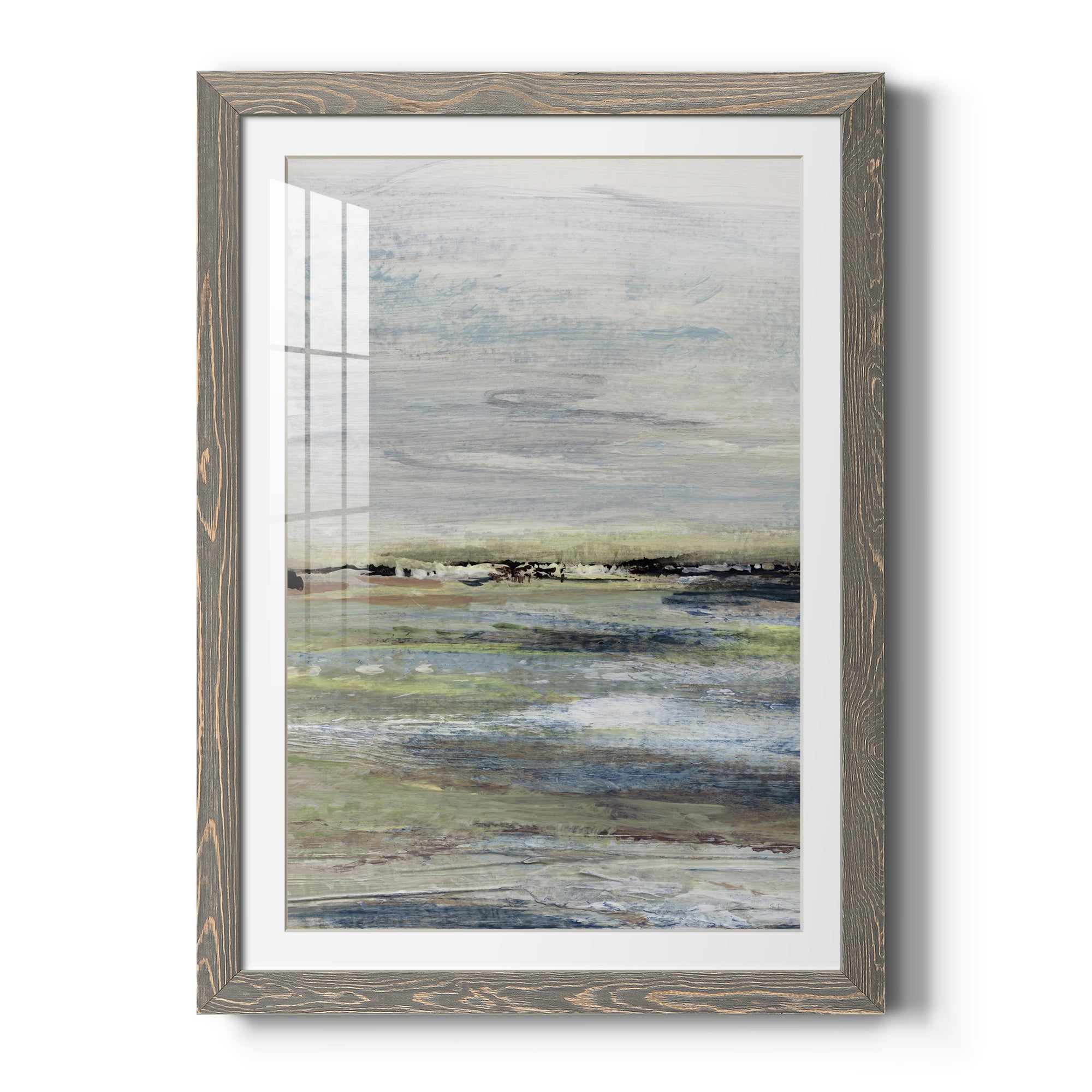 Wetlands I - Premium Framed Print - Distressed Barnwood Frame - Ready to Hang