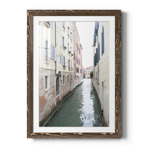 Venice Canal II - Premium Framed Print - Distressed Barnwood Frame - Ready to Hang