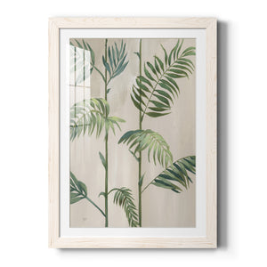 Modern Fronds I - Barnwood Framed Art Print