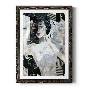Runway Star - Barnwood Framed Art Print