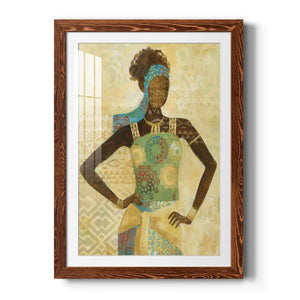 Tribal Vision I - Barnwood Framed Art Print