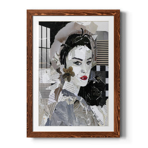 Runway Pause - Barnwood Framed Art Print