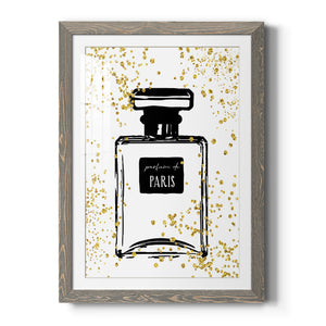 Glitter Perfume I - Barnwood Framed Art Print