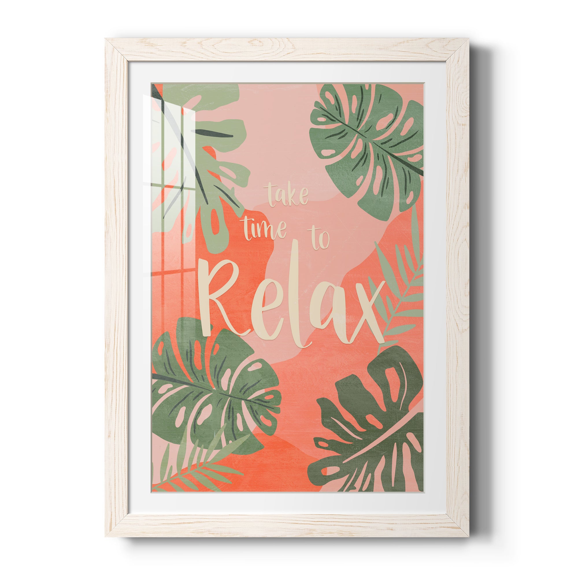 Take Time - Premium Framed Print - Distressed Barnwood Frame - Ready to Hang