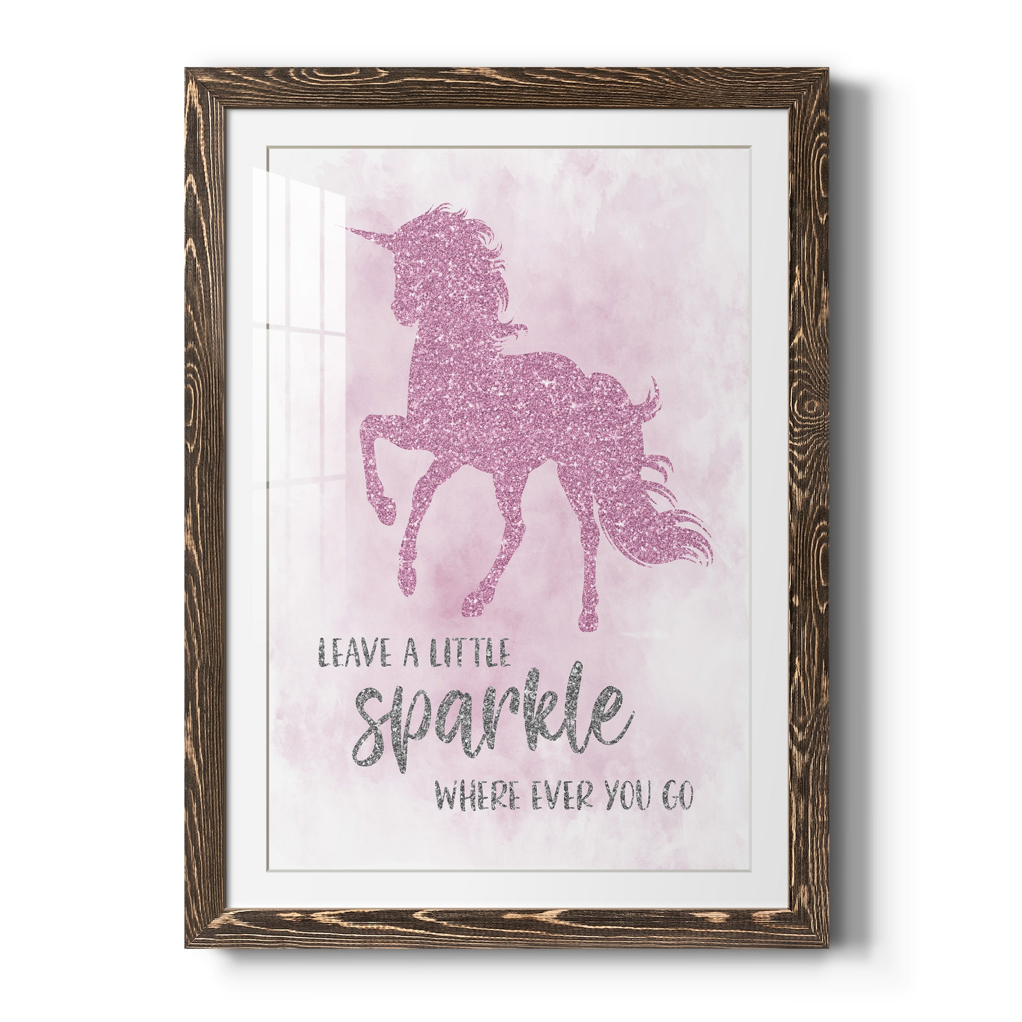 Sparkle - Barnwood Framed Art Print