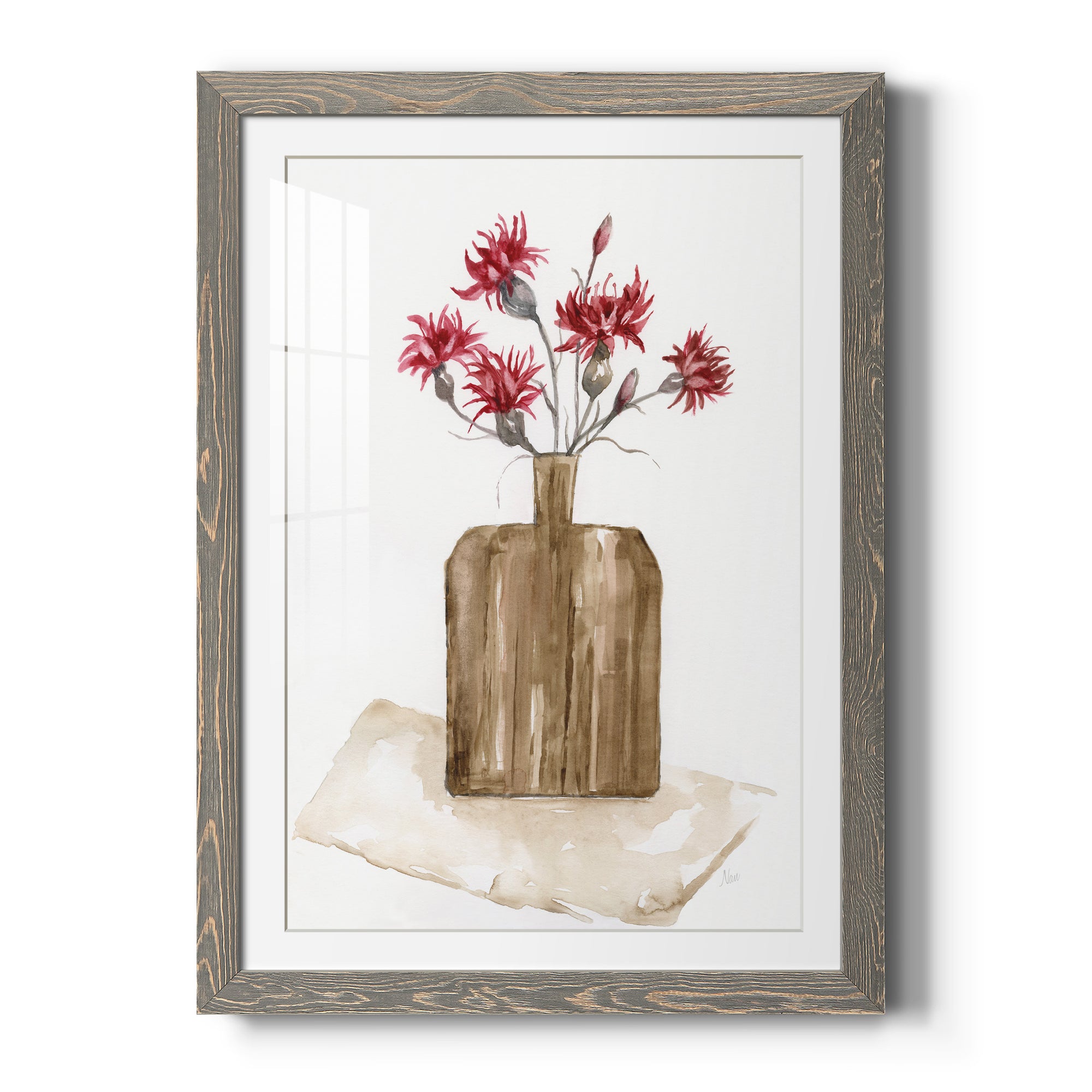 Simply Country I - Barnwood Framed Art Print