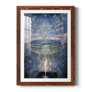 Solace II - Barnwood Framed Art Print