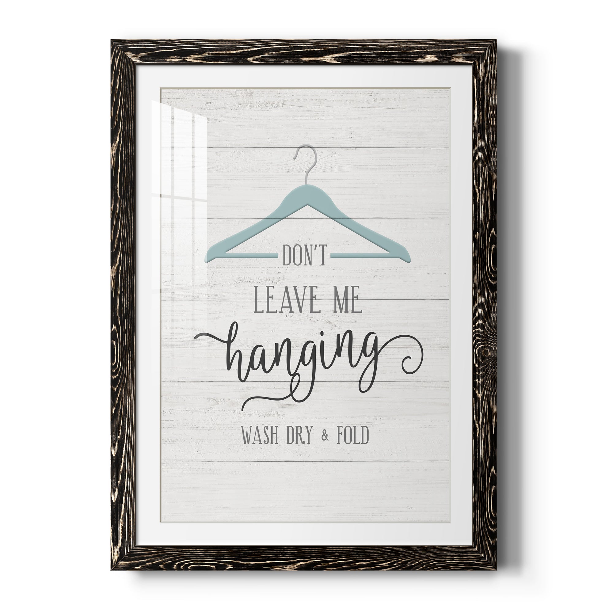 Don't Leave - Premium Framed Print - Distressed Barnwood Frame - Ready to Hang