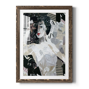 Runway Star - Barnwood Framed Art Print