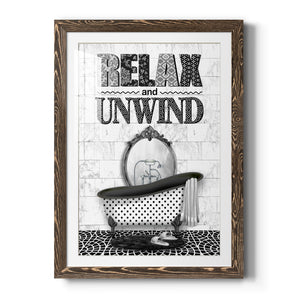 Relax and Unwind - Barnwood Framed Art Print