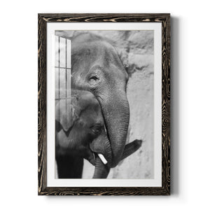 Tender Moment - Barnwood Framed Art Print