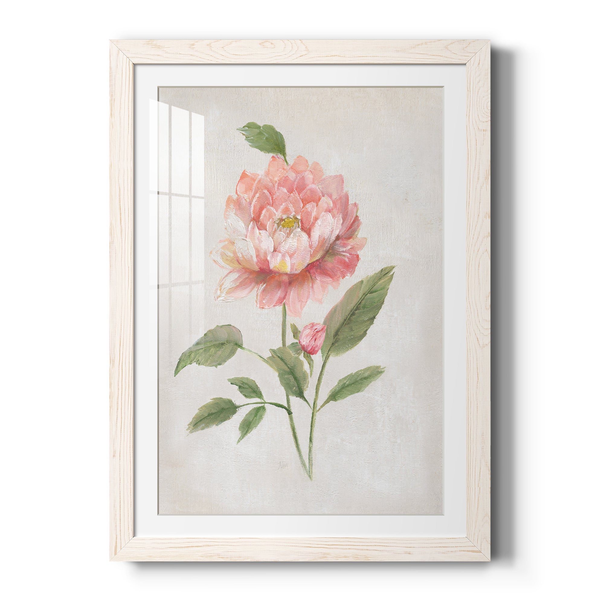 Grandiflora III - Barnwood Framed Art Print