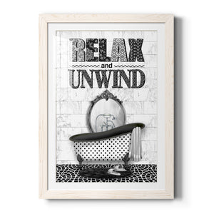 Relax and Unwind - Barnwood Framed Art Print