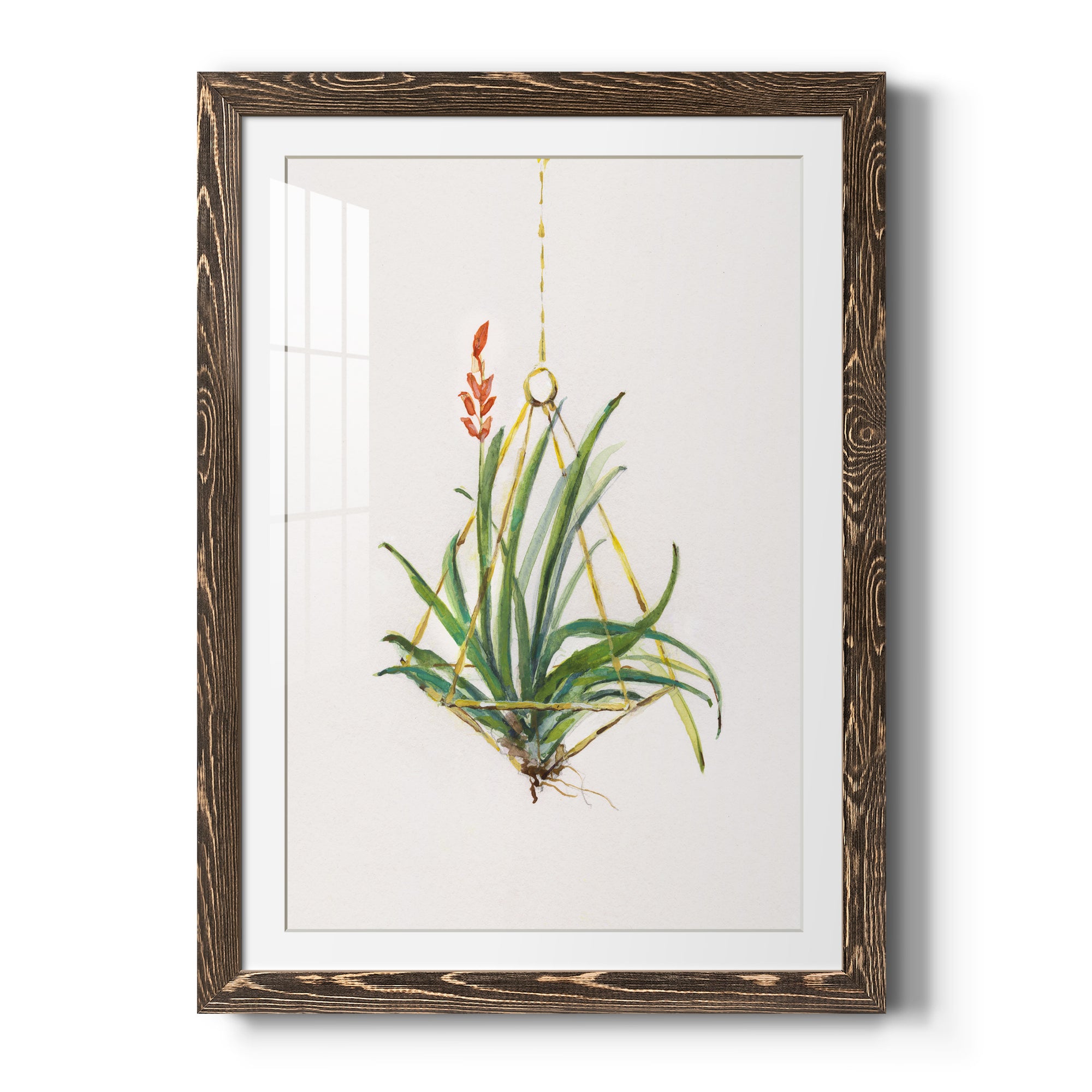 Gardenaire I - Barnwood Framed Art Print