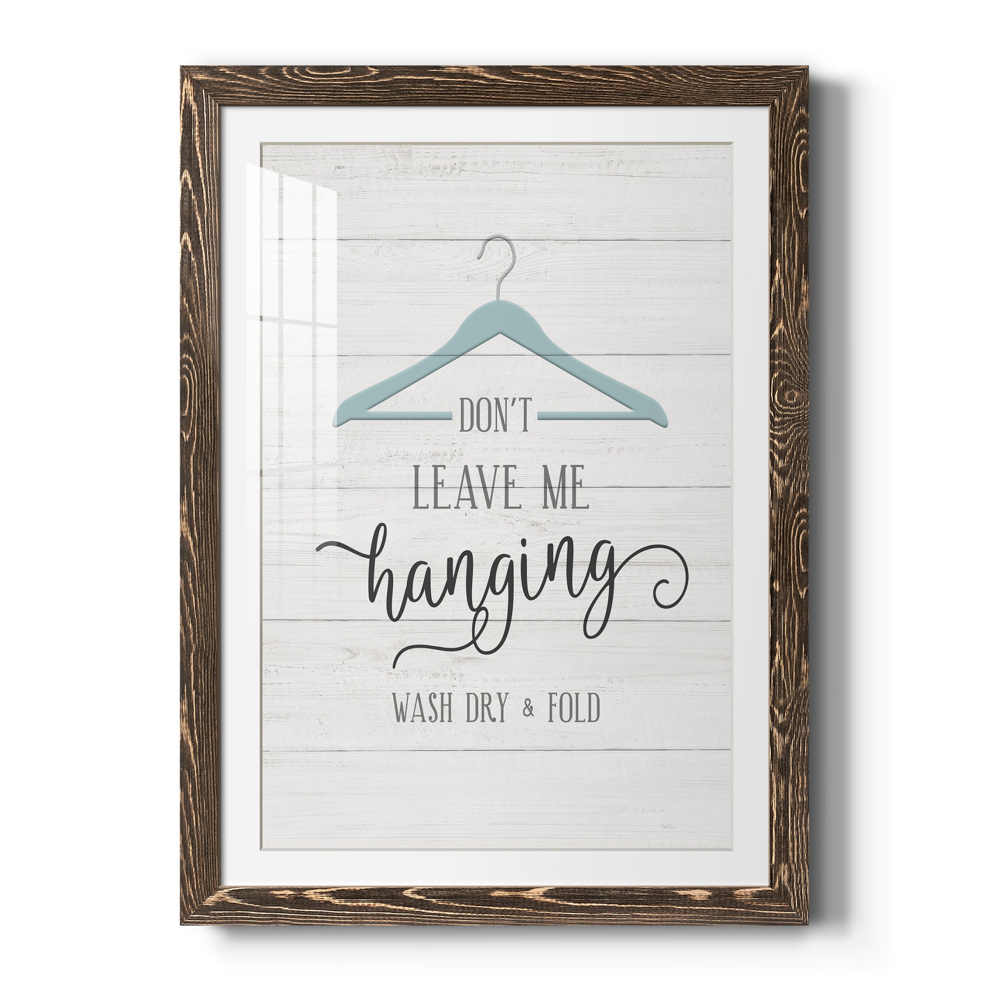Don't Leave - Premium Framed Print - Distressed Barnwood Frame - Ready to Hang