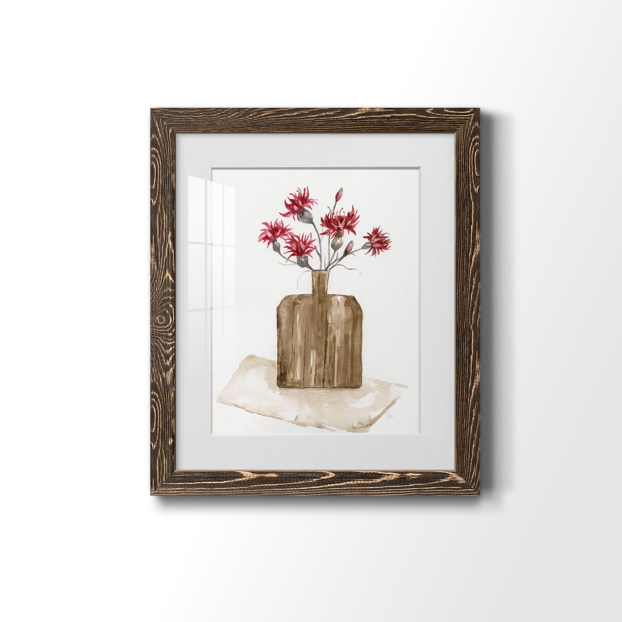Simply Country I - Barnwood Framed Art Print