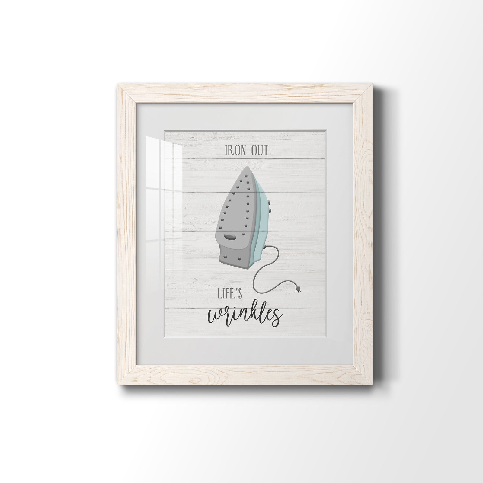 Iron Out - Premium Framed Print - Distressed Barnwood Frame - Ready to Hang