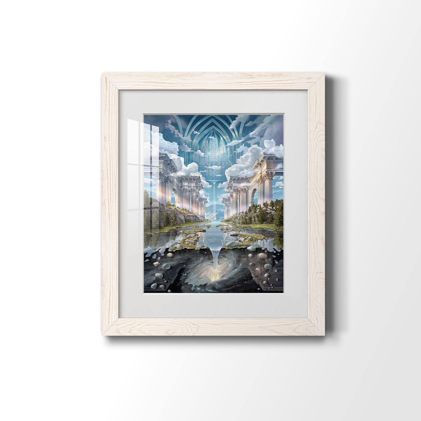 Genesis II - Barnwood Framed Art Print