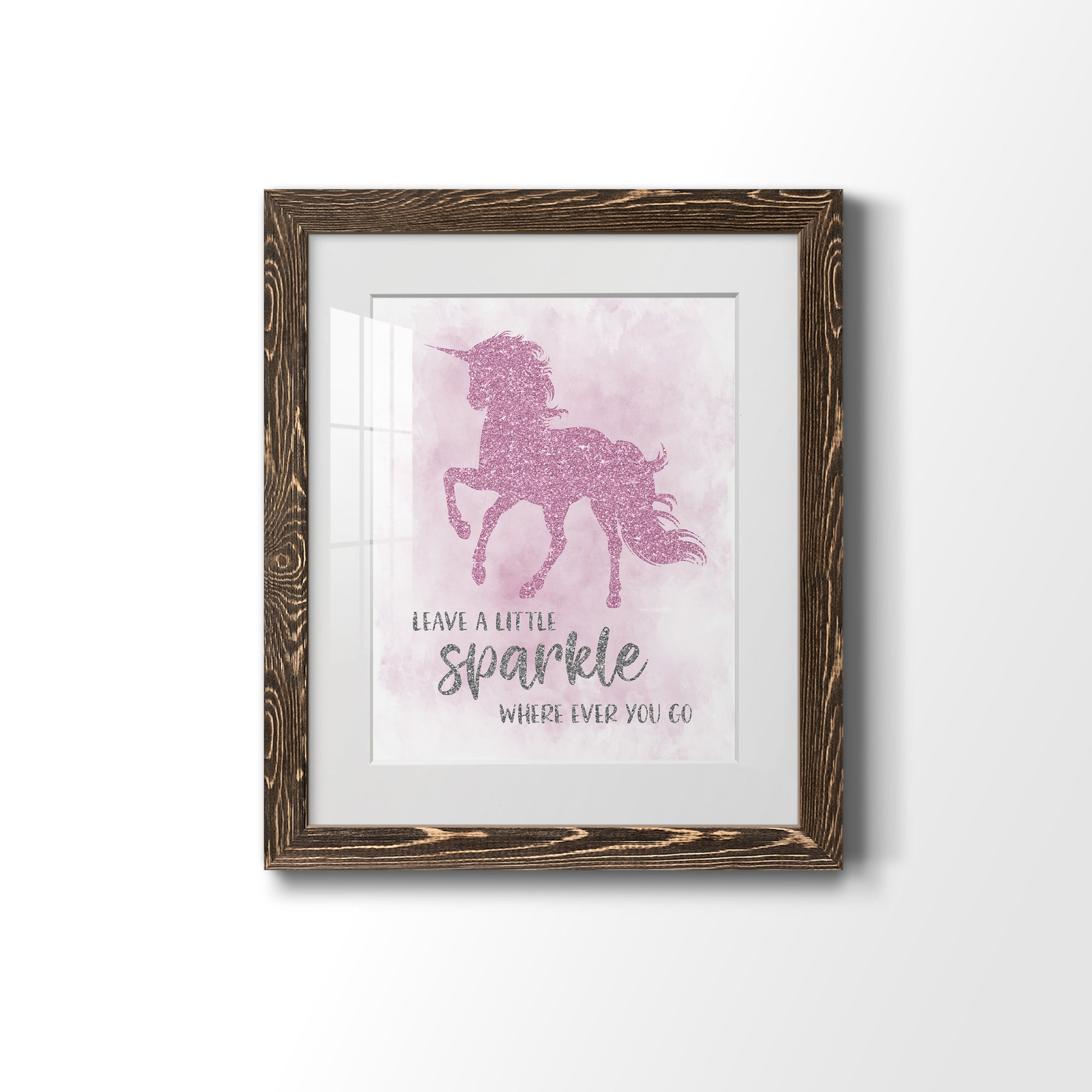 Sparkle - Barnwood Framed Art Print