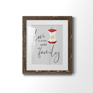 Core of Family - Premium Framed Print - Distressed Barnwood Frame - Ready to Hang