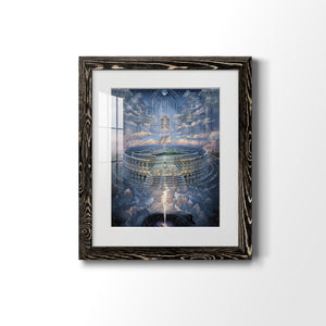 Solace II - Barnwood Framed Art Print