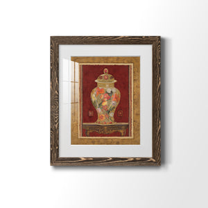 Romantic Urn II - Barnwood Framed Art Print