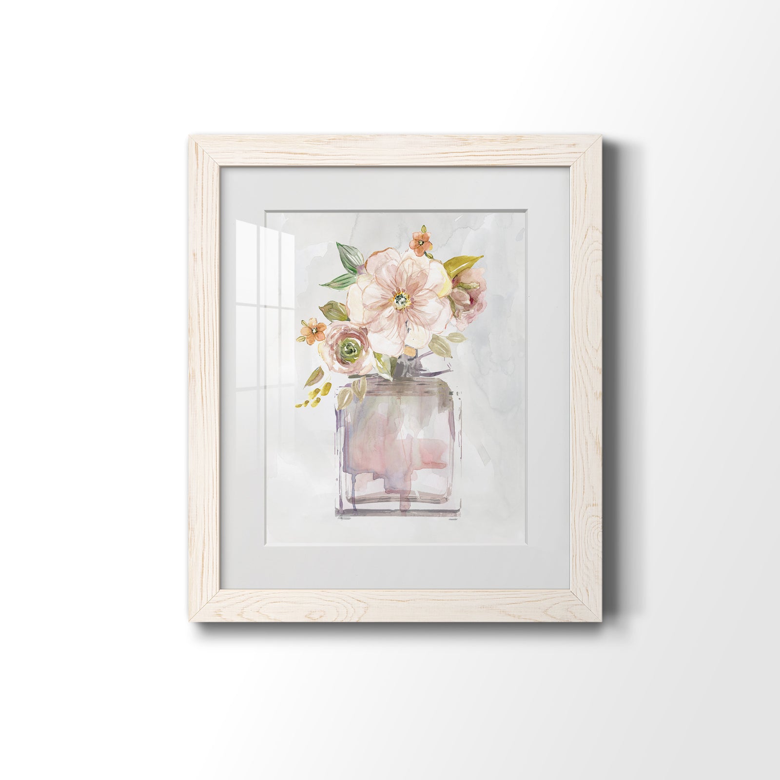 Mini Bouquet I - Barnwood Framed Art Print